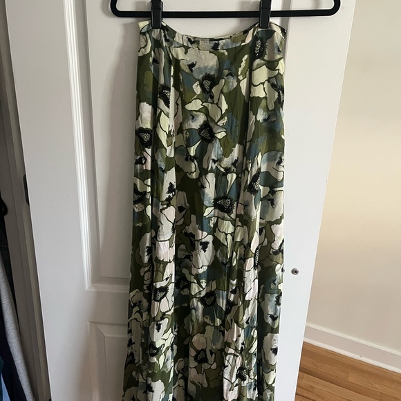 Free People Green Floral Maxi Skirt - Picture 7 of 7